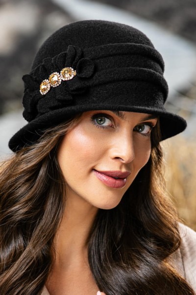 Caciula de dama stil palarie Kalmaras